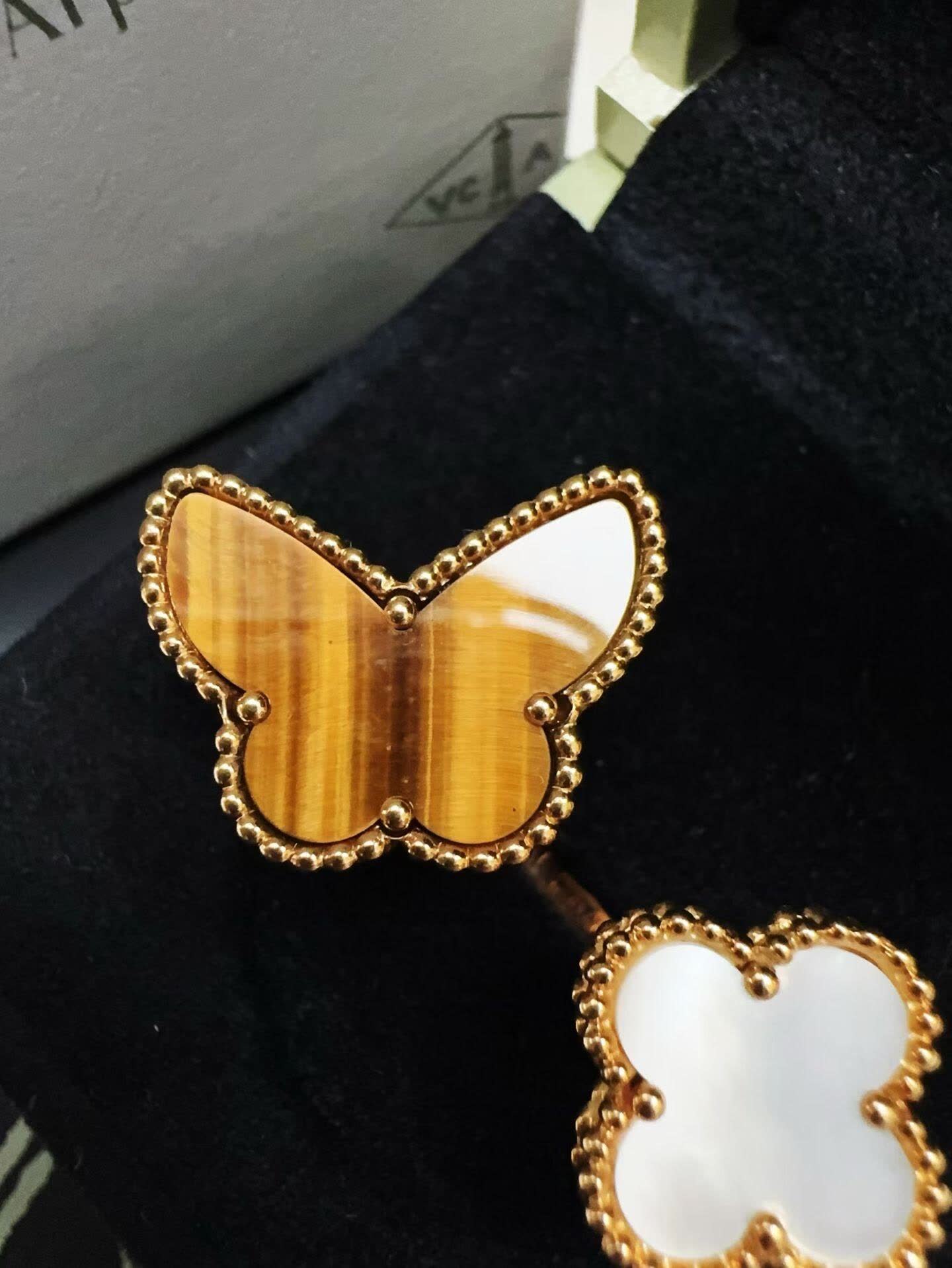 Van Cleef & Arpels Alhambra Butterfly Earrings
